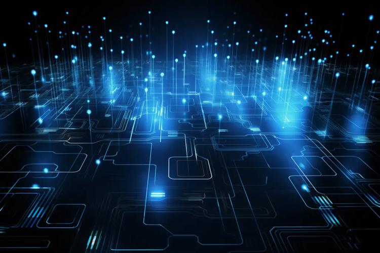 計(jì)算機(jī)背景科技互聯(lián)網(wǎng)數(shù)據(jù)芯片背景圖